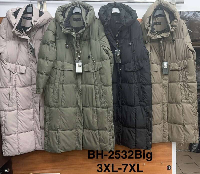 Plaszcze damkie Roz 3XL-7XL, 1 Kolor Paczka 5 szt